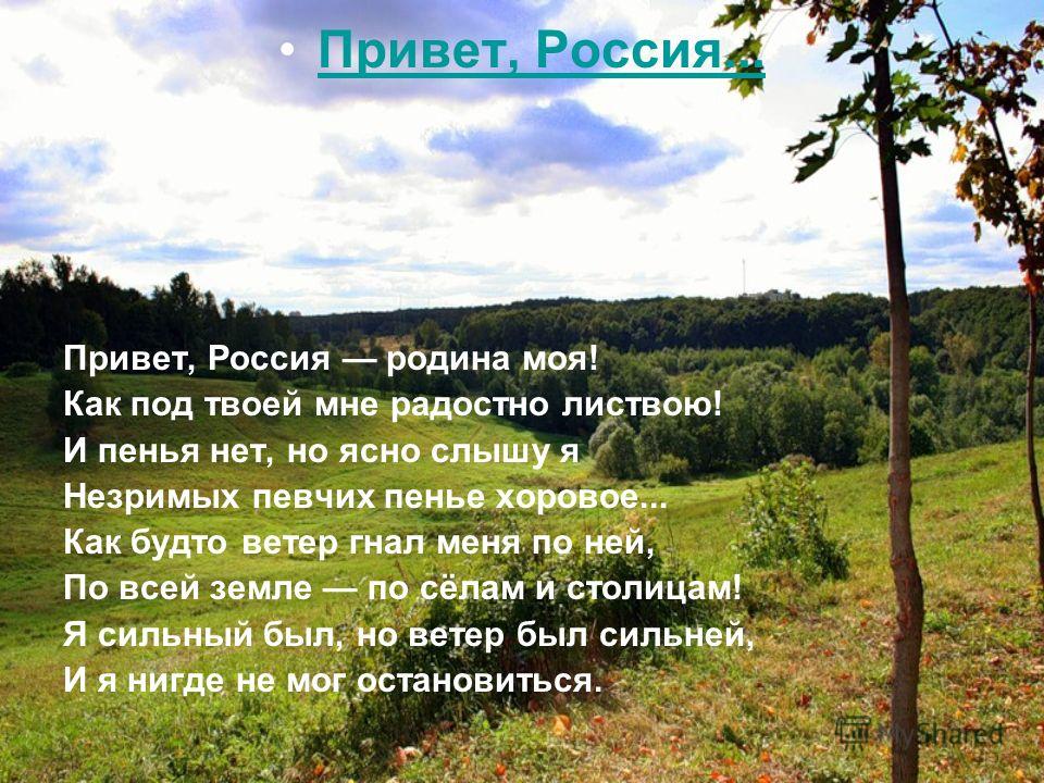 Красивые стихи о россии,о родине - стихи для детей