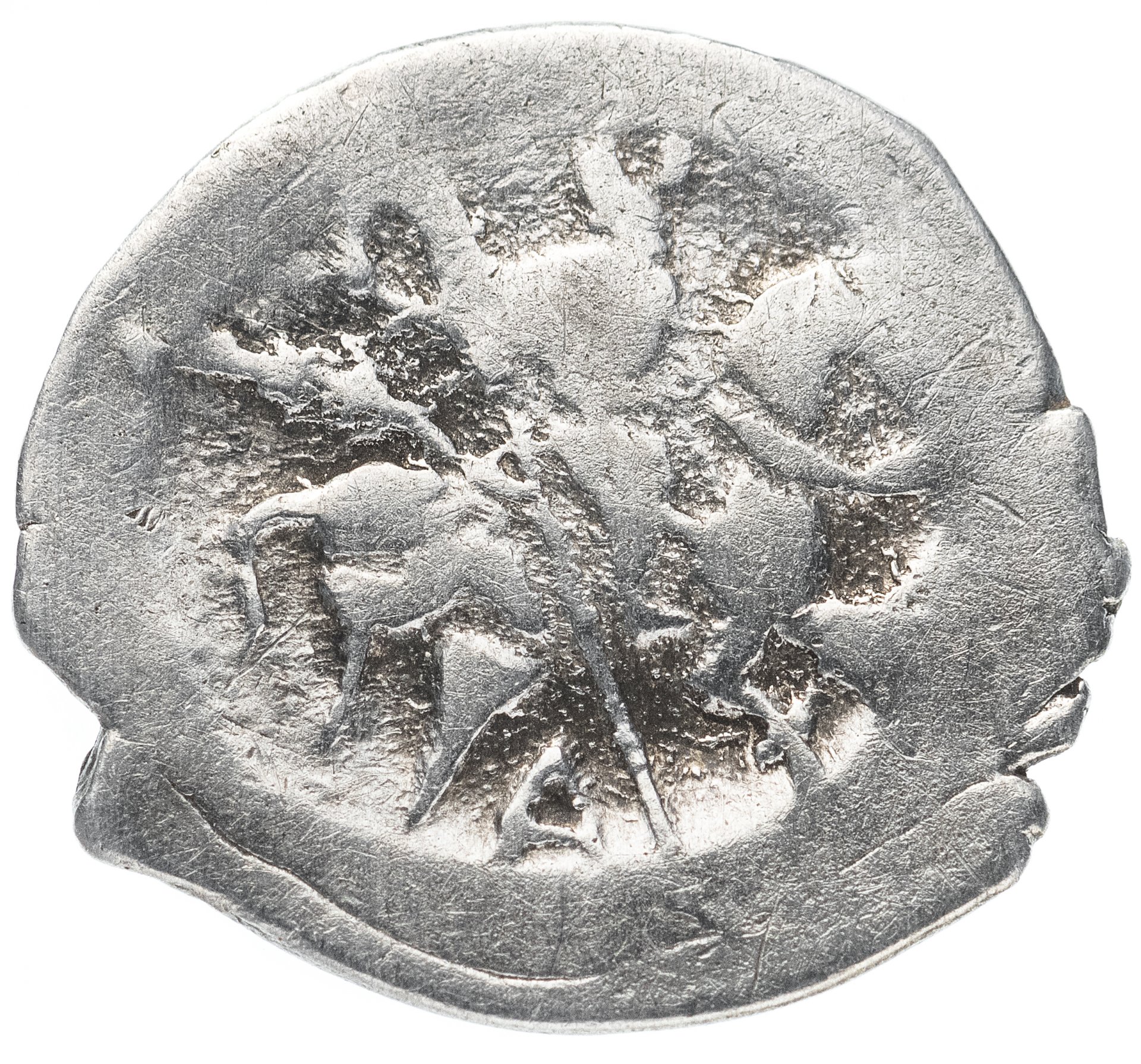 Серебряная монетка