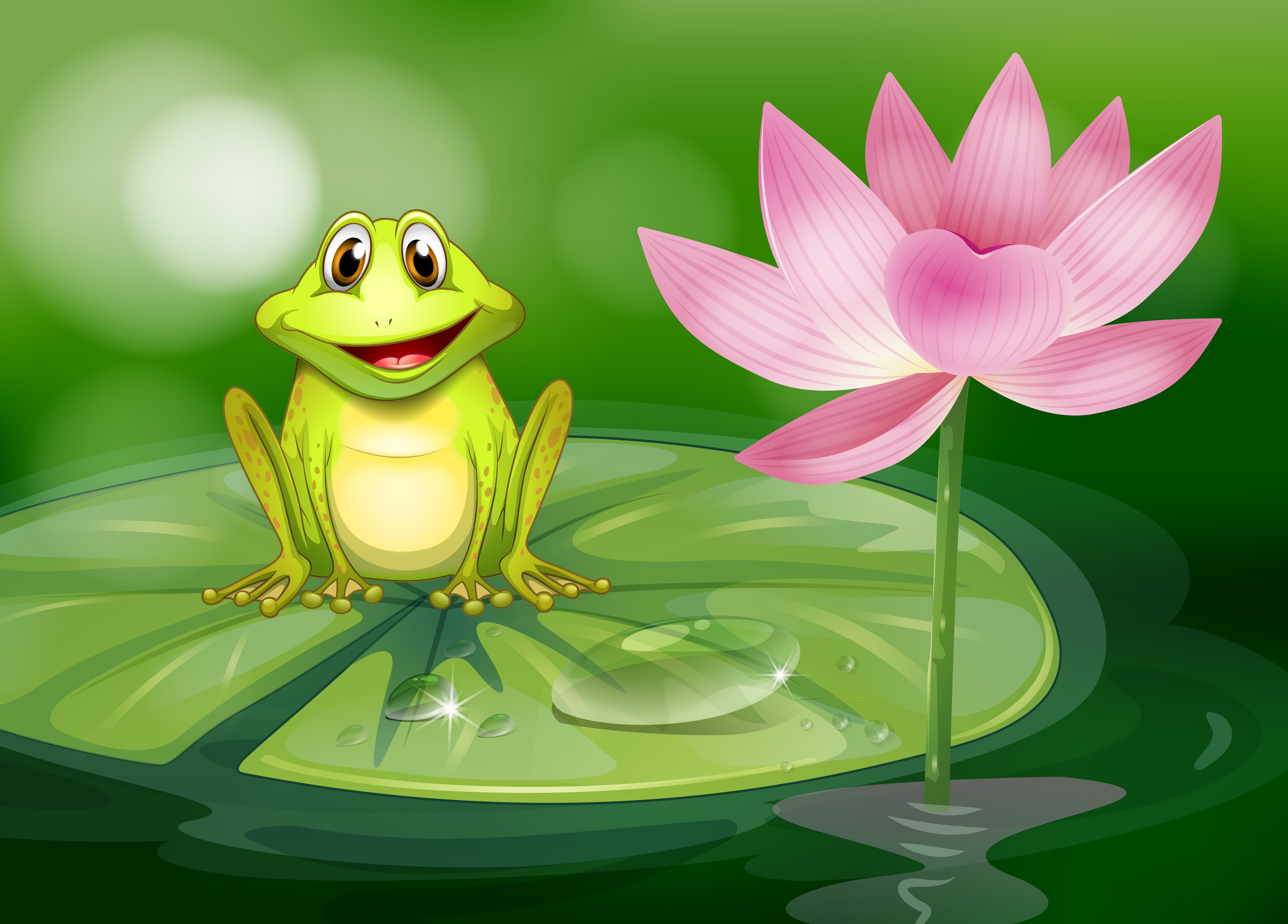 Сказка зеленый лягушонок и желтая кувшинка читать онлайн бесплатно