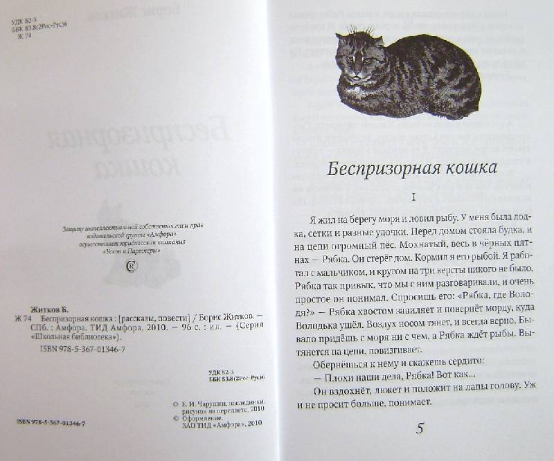 Борис житков ★ беспризорная кошка читать книгу онлайн бесплатно