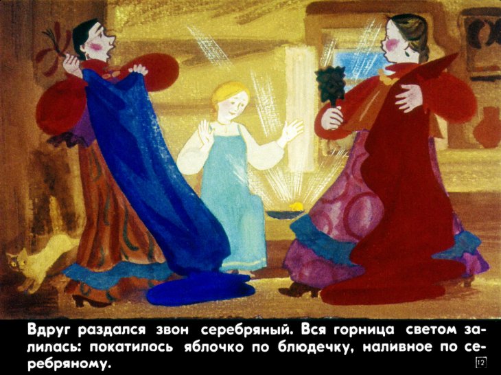 Русские народные сказки : серебряное блюдечко и наливное яблочко