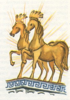 Серебряный конь, золотой конь, алмазный конь. латышская народная сказка