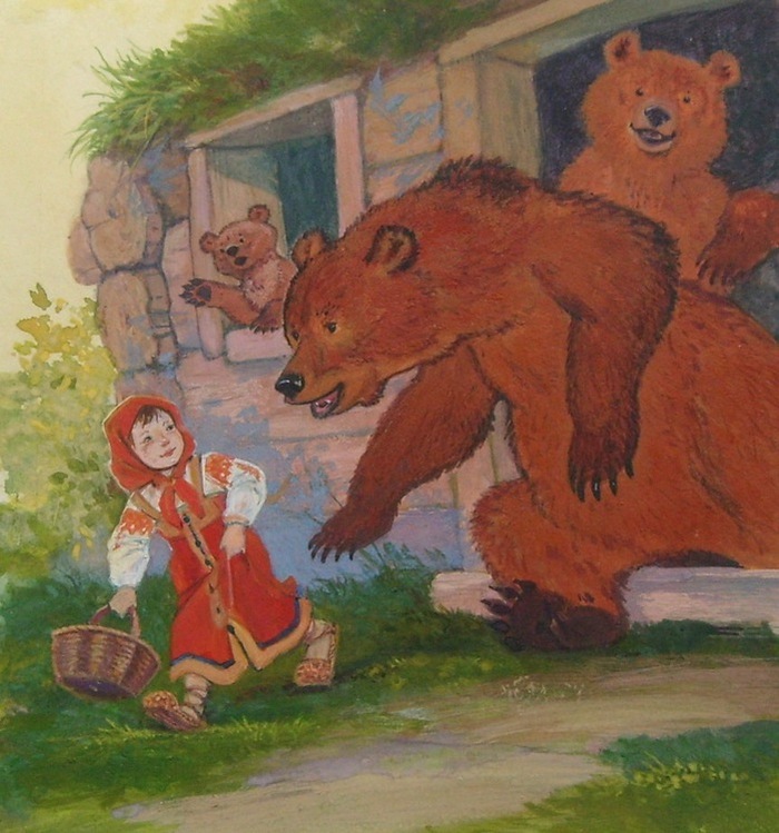 Толстой три медведя герои – как звали трёх медведей из сказки л.толстого «три медведя»?