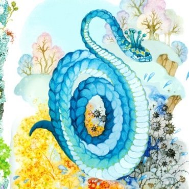Голубая змейка. п.п. бажов