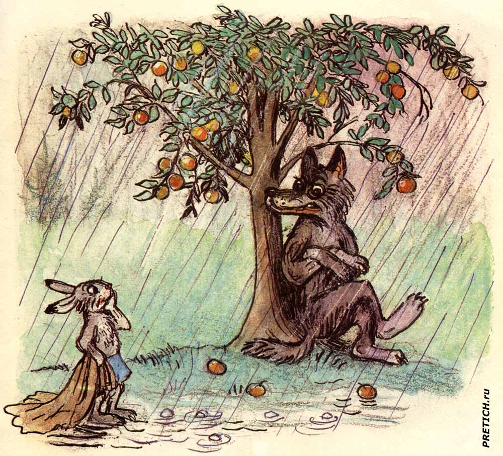 Мешок яблок — сказка владимира григорьевича сутеева