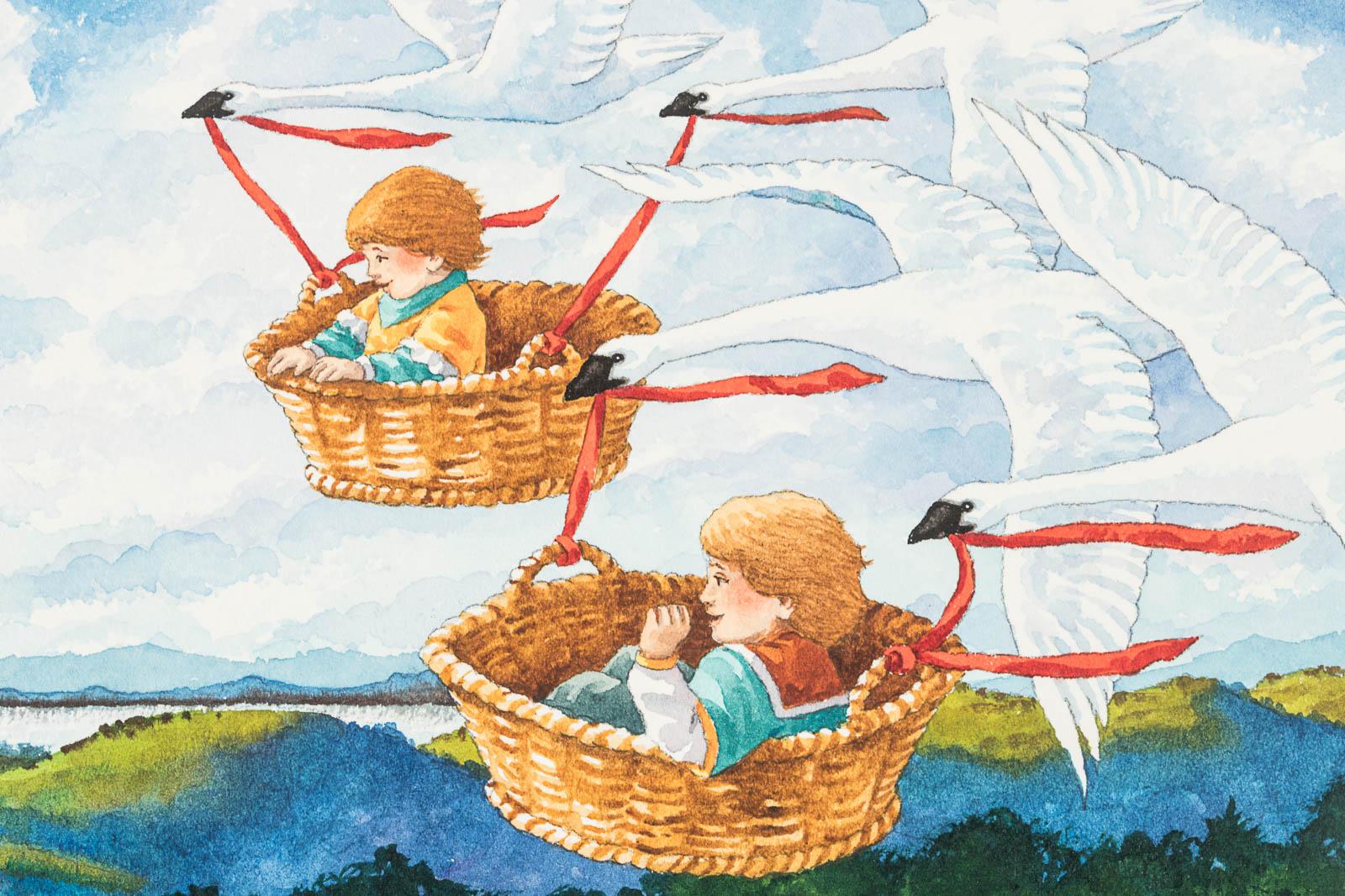 Сказки братьев гримм : шесть лебедей