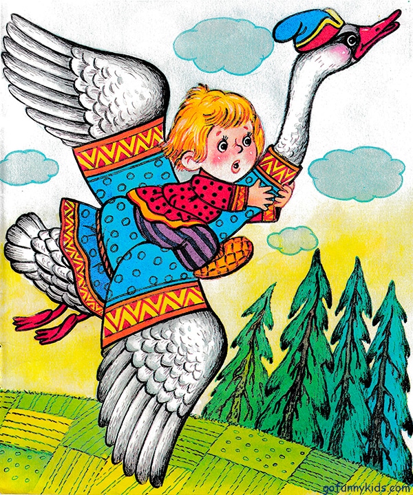 Читать русскую народную сказку "гуси лебеди" (полная версия)