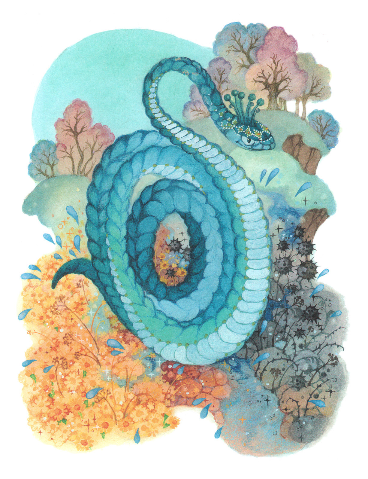 Читательский дневник «голубая змейка» павла бажова