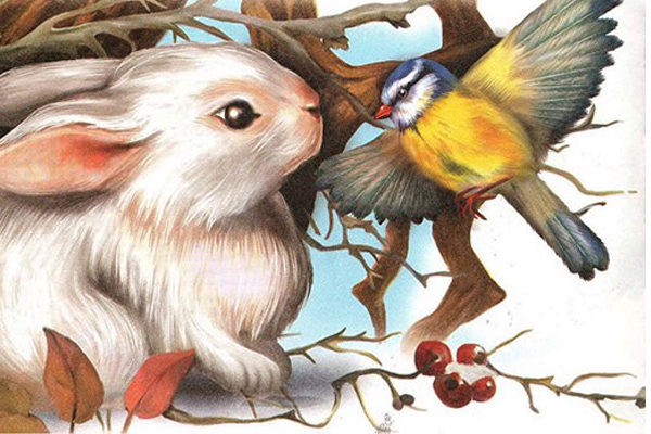 Читать сказку лесной воробей и серая мышь - эвенкийская сказка, онлайн бесплатно с иллюстрациями.