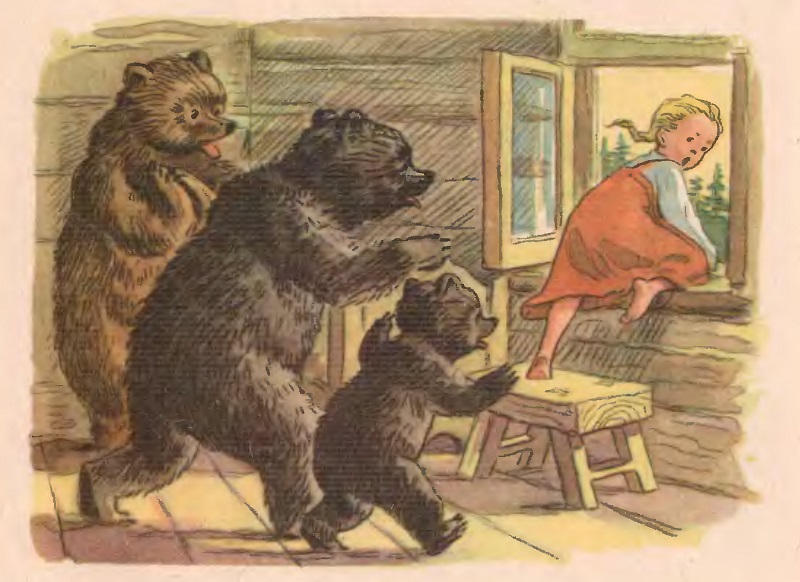 Толстой «три медведя» читать текст