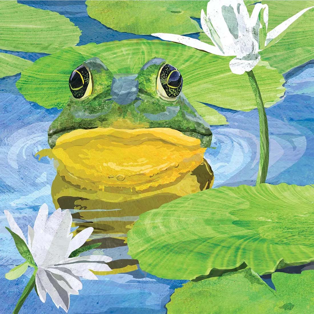 Сказка зеленый лягушонок и желтая кувшинка читать онлайн бесплатно