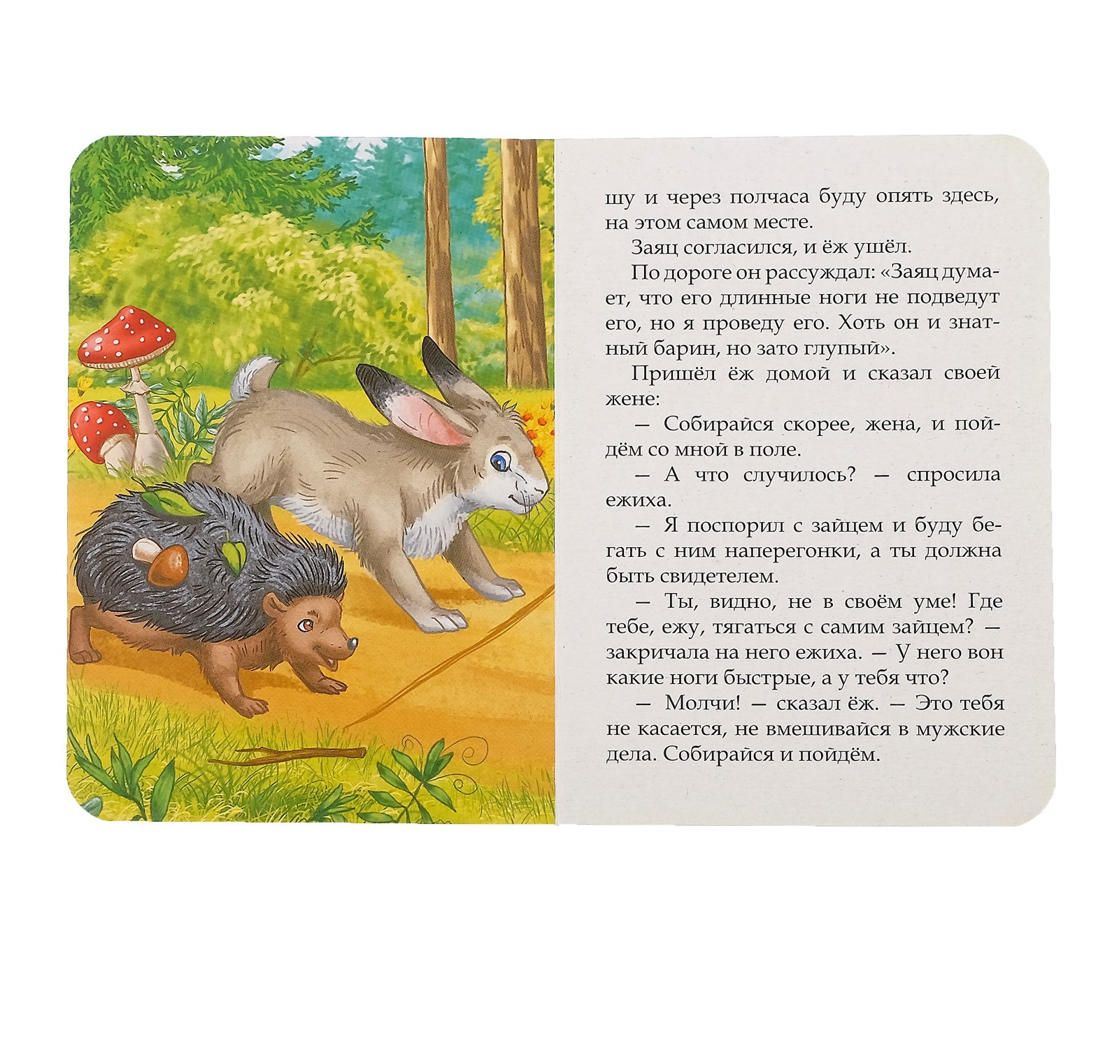 Заяц и ёж - сказки братьев гримм