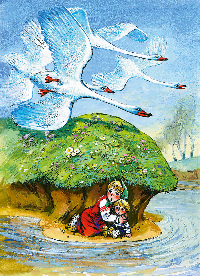 Гуси-лебеди - русская народная сказка | сказки. рассказы. стихи