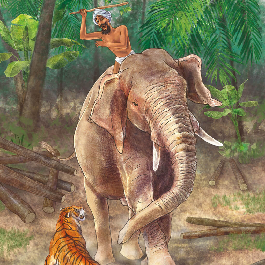 Конспект занятия «пересказ рассказа б. с. житкова «как слон спас хозяина от тигра» для детей старшего дошкольного возраста